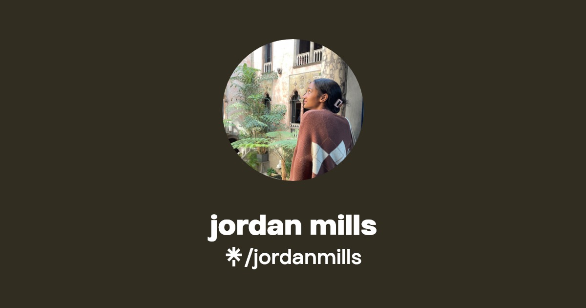 jordan mills Instagram, TikTok Linktree