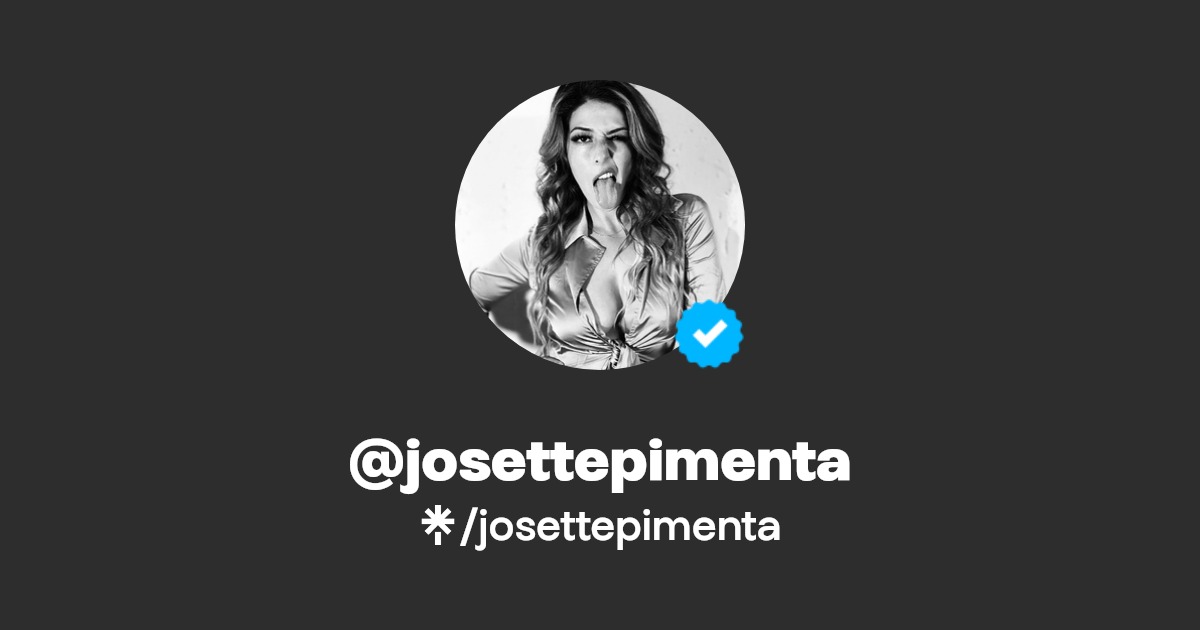 josettepimenta - Find @josettepimenta Onlyfans - Linktree