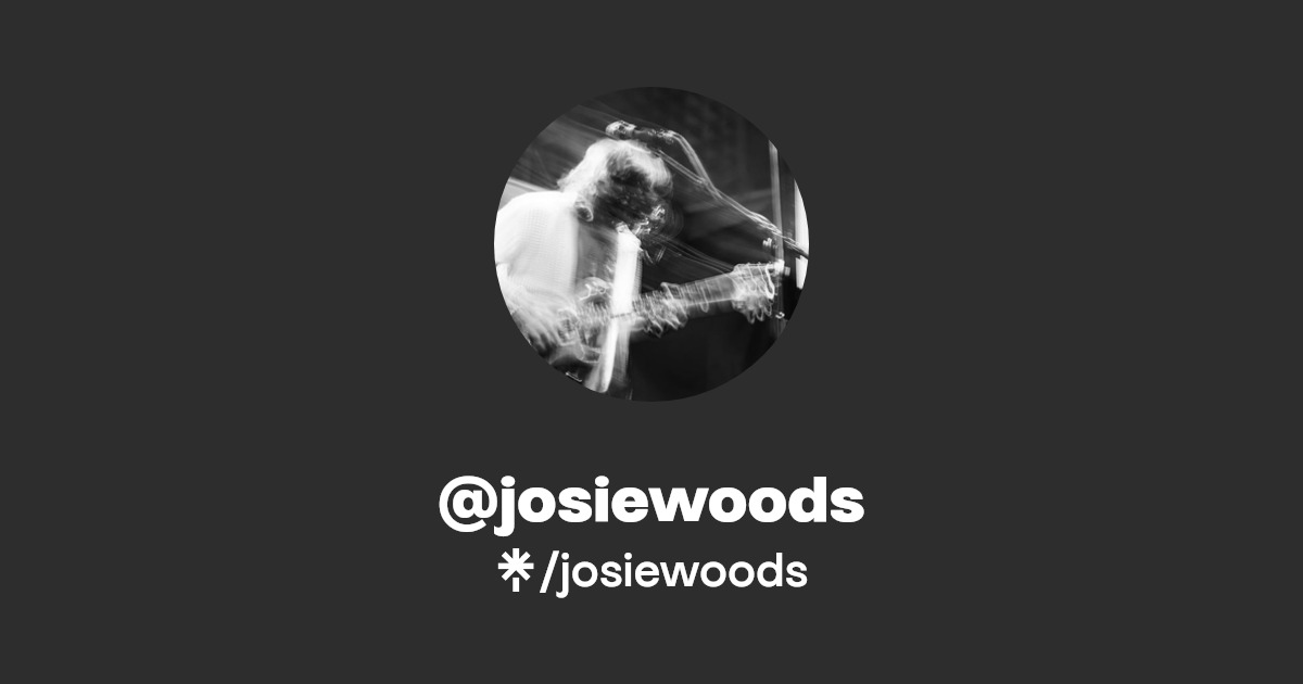 josiewoods Instagram Linktree