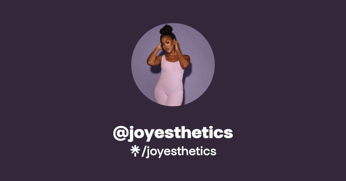 joyesthetics's link in bio Resources and socials Linktree