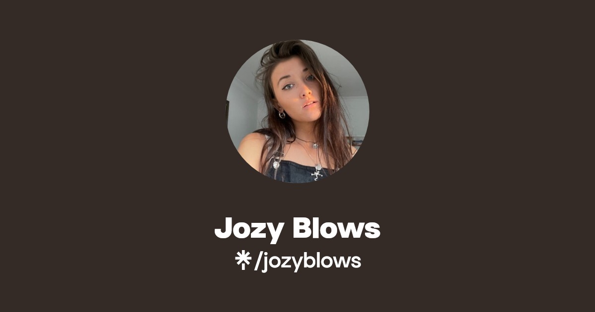 Jozy Blows - Find Jozy Blows Onlyfans - Linktree