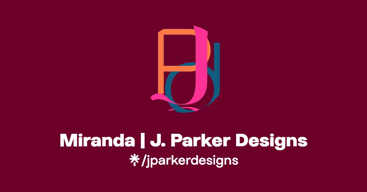 Miranda J. Parker Designs Twitter, Instagram, Facebook Linktree