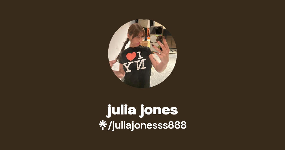 julia jones - Find julia jones Onlyfans - Linktree