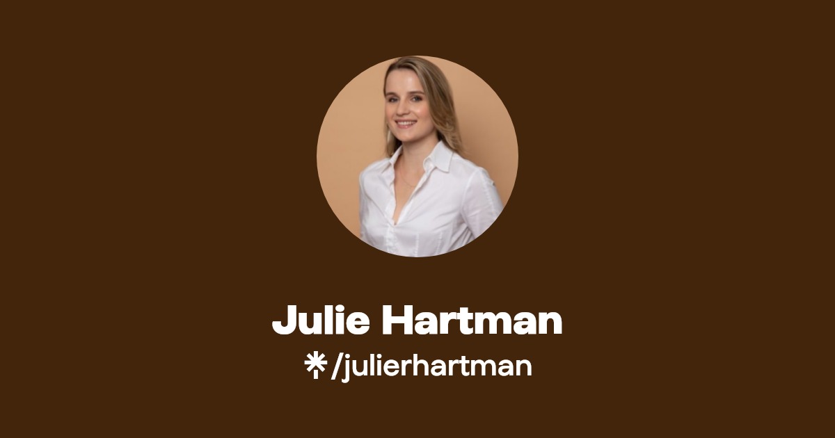 Julie Hartman Twitter, Instagram, Facebook Linktree