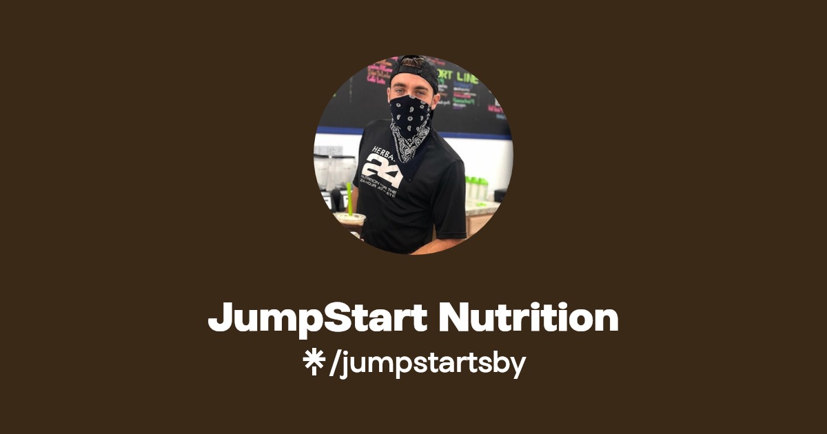 JumpStart Nutrition Instagram, Facebook Linktree