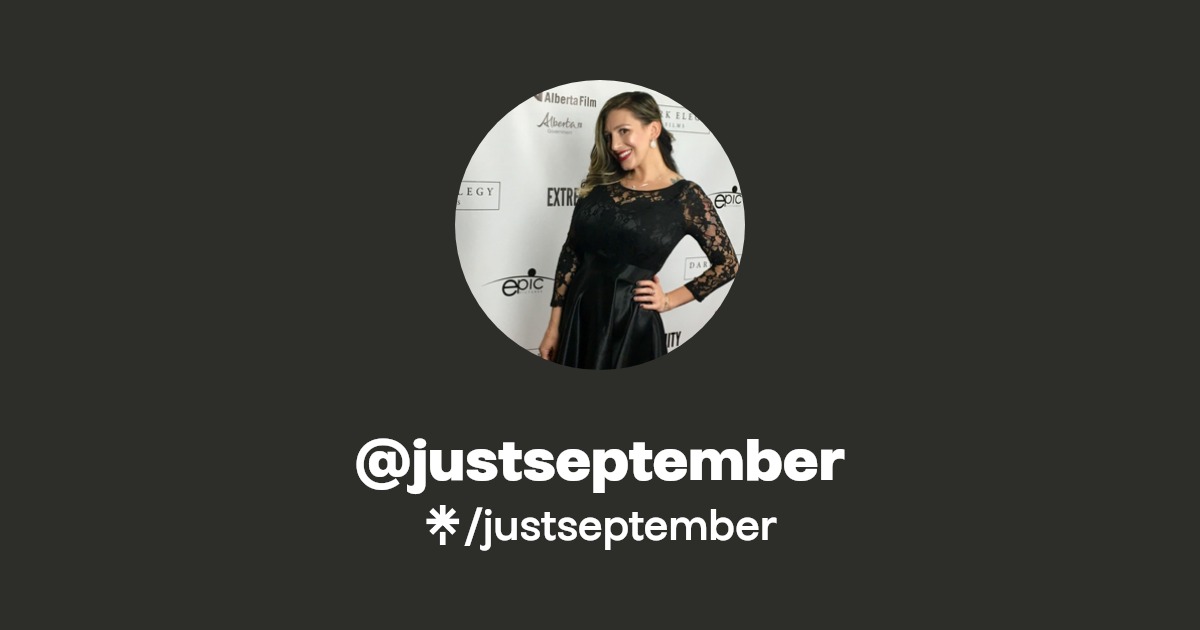 justseptember | Instagram, TikTok | Linktree