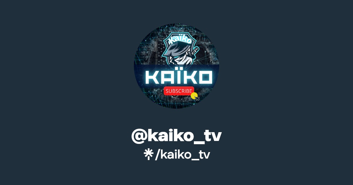 kaiko_tv Twitter, Twitch Linktree