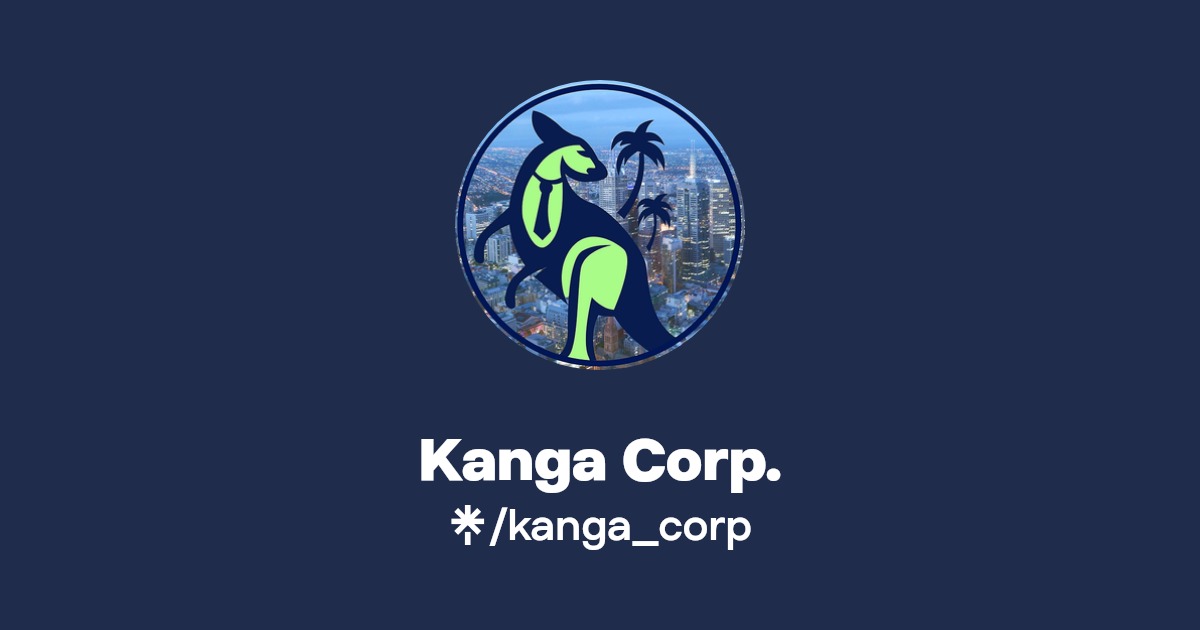 Kanga Corp. Twitter, Instagram, Facebook, Twitch Linktree