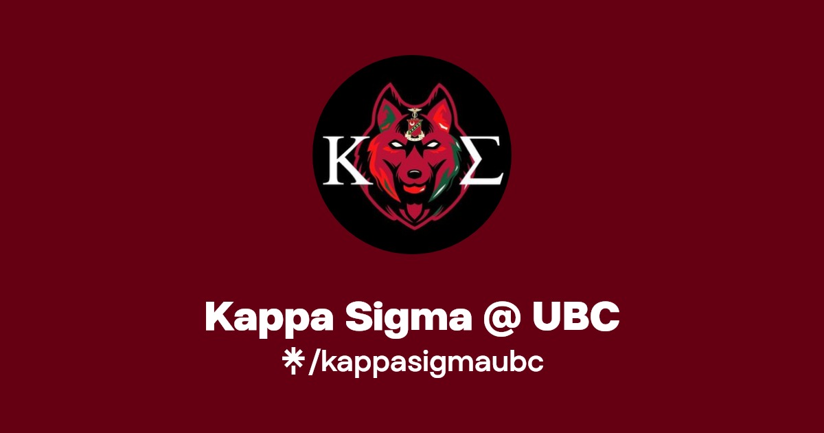Kappa Sigma UBC Instagram, Facebook Linktree