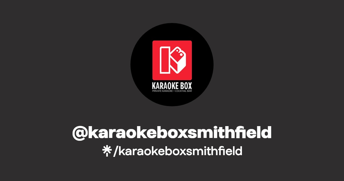 karaokeboxsmithfield Instagram, Facebook Linktree