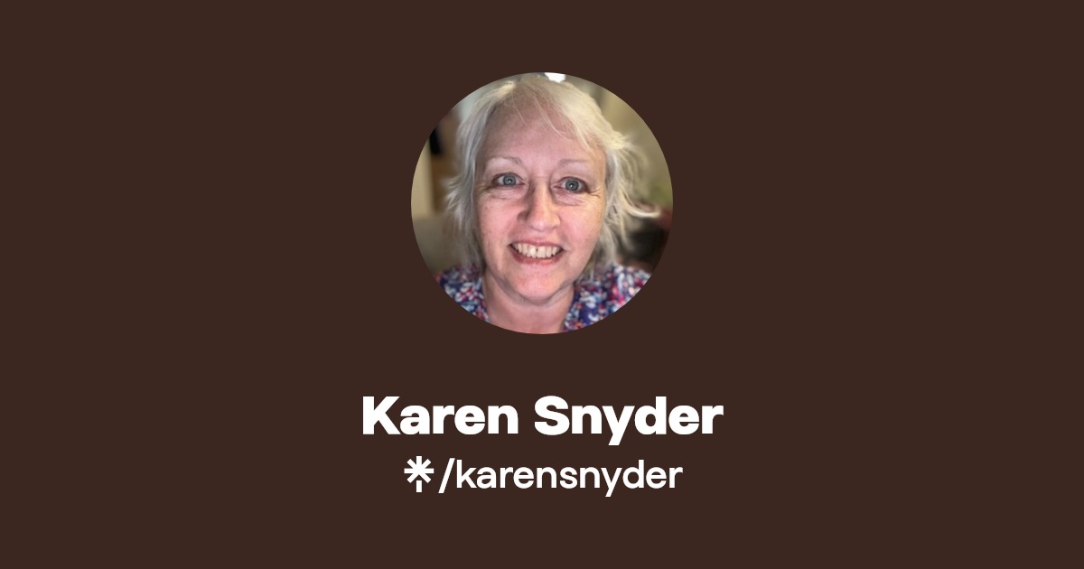 Karen Snyder Instagram, Facebook Linktree