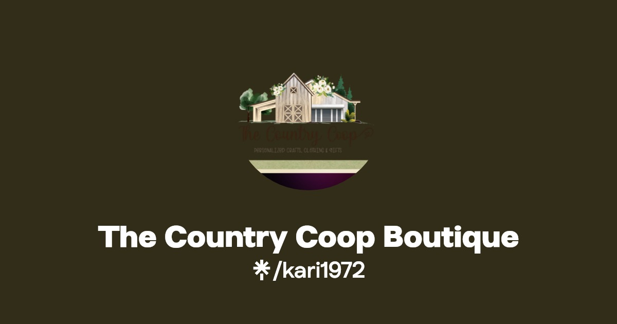 The Country Coop Boutique Instagram, Facebook Linktree