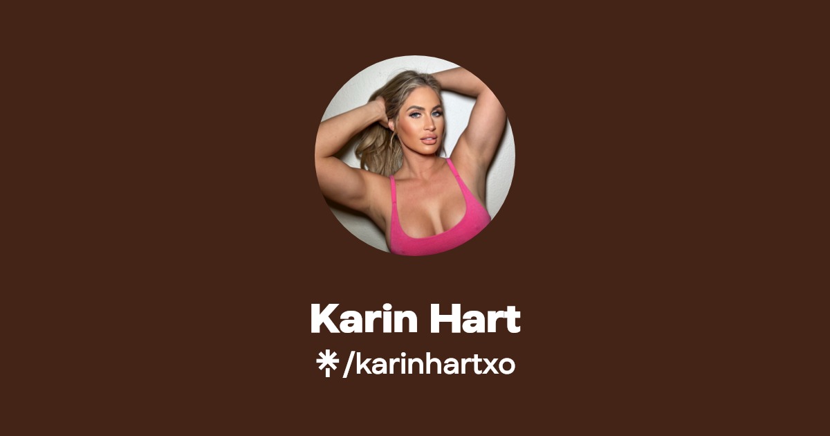 Karin Hart - Find Karin Hart Onlyfans - Linktree