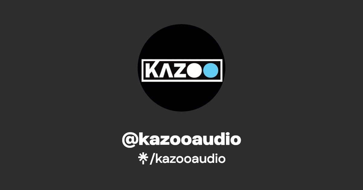 kazooaudio Listen on YouTube, Spotify Linktree