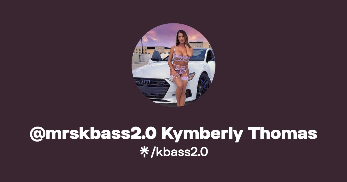@mrskbass2.0 Kymberly Thomas | Instagram, TikTok | Linktree