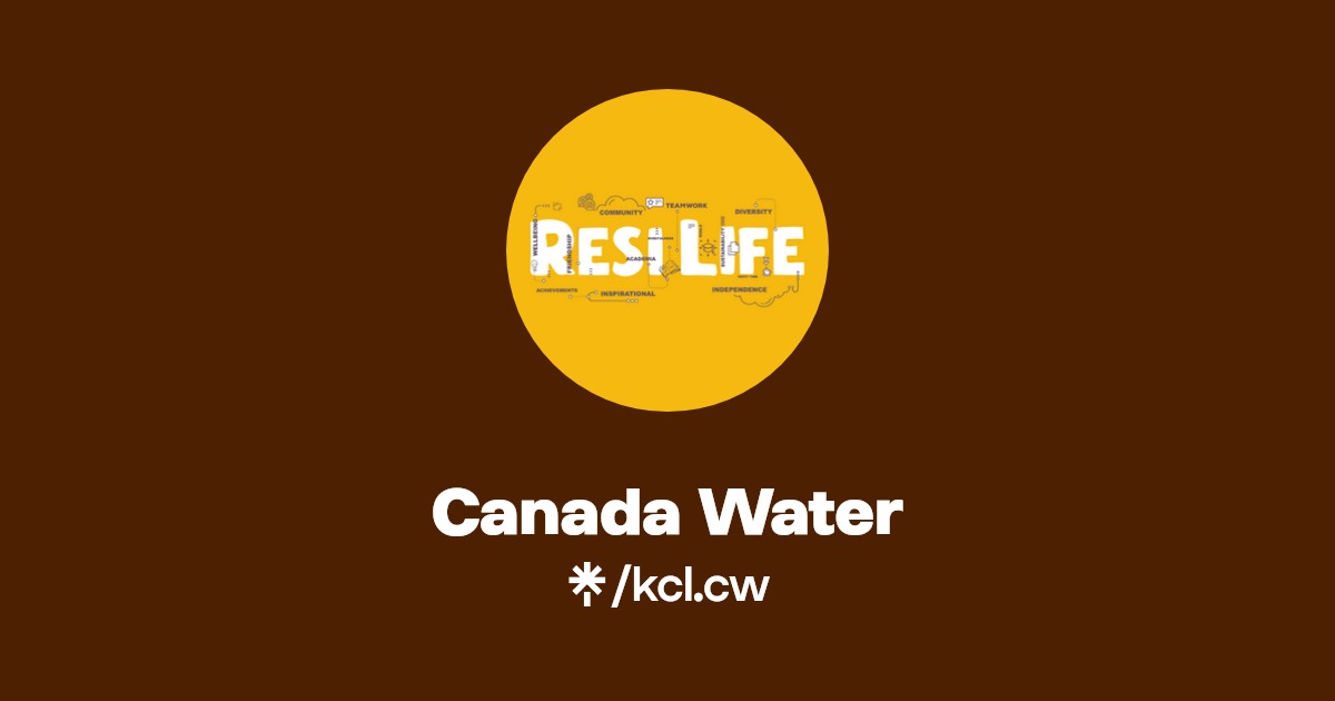 Canada Water Instagram, Facebook Linktree