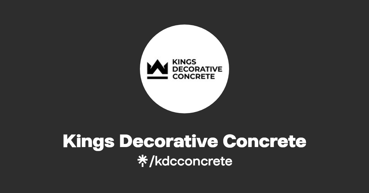 Kings Decorative Concrete Linktree