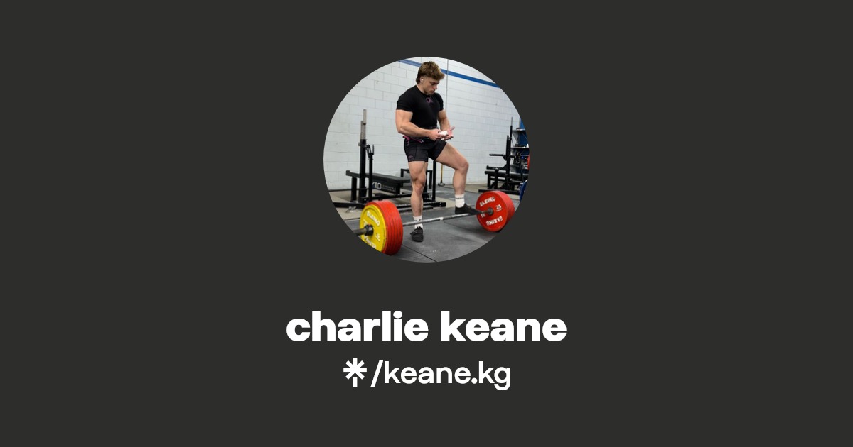 charlie keane Instagram, TikTok Linktree