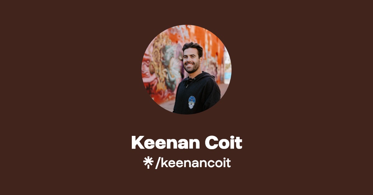 Keenan Coit Instagram, Facebook Linktree