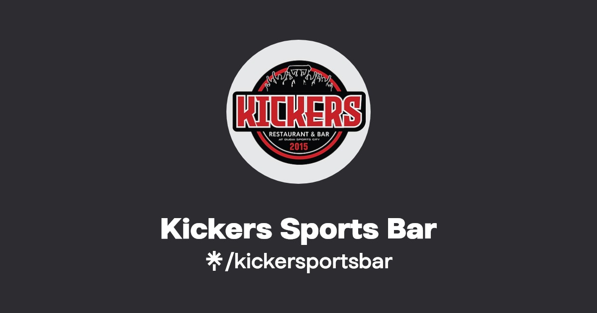 Kickers Sports Bar Instagram, Facebook Linktree