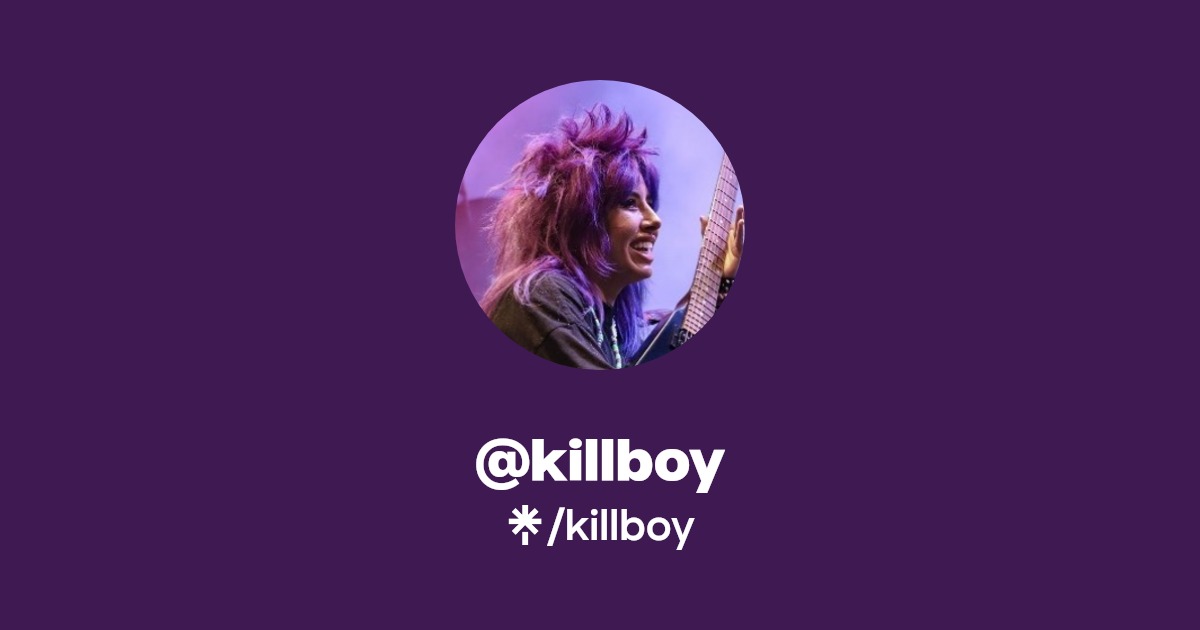 killboy | Instagram, Facebook, TikTok, Twitch | Linktree
