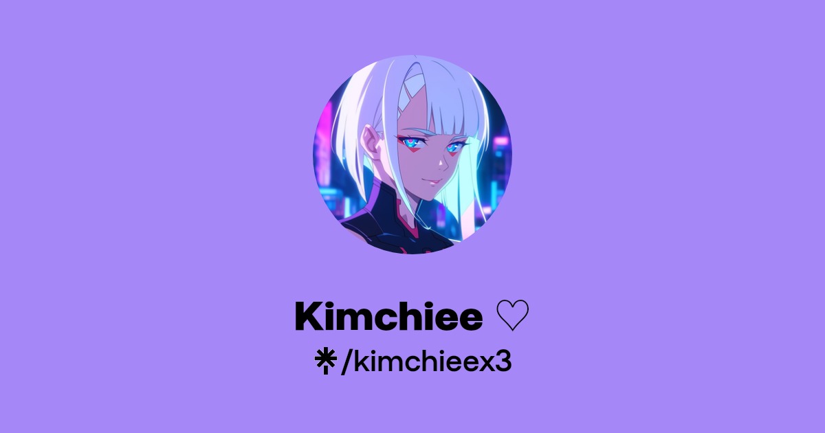 Kimchiee ♡ - Find Kimchiee ♡ Onlyfans - Linktree