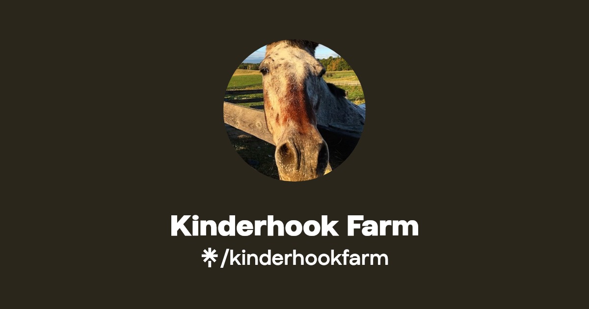 Kinderhook Farm Linktree