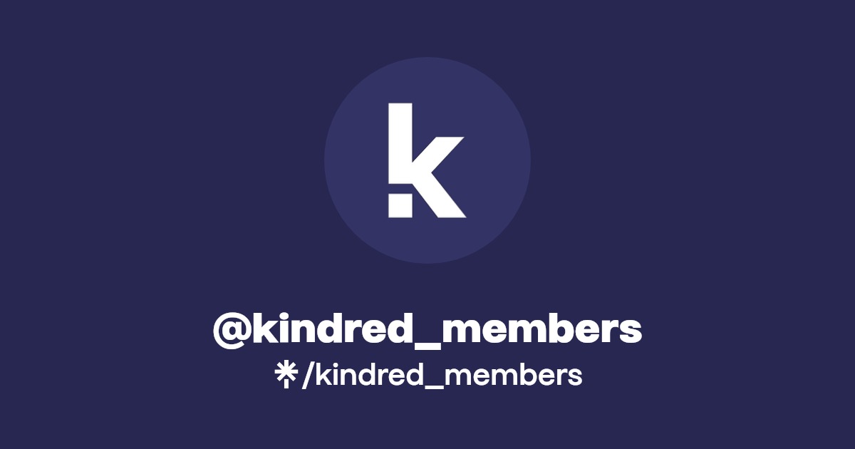 kindred_members Twitter Linktree