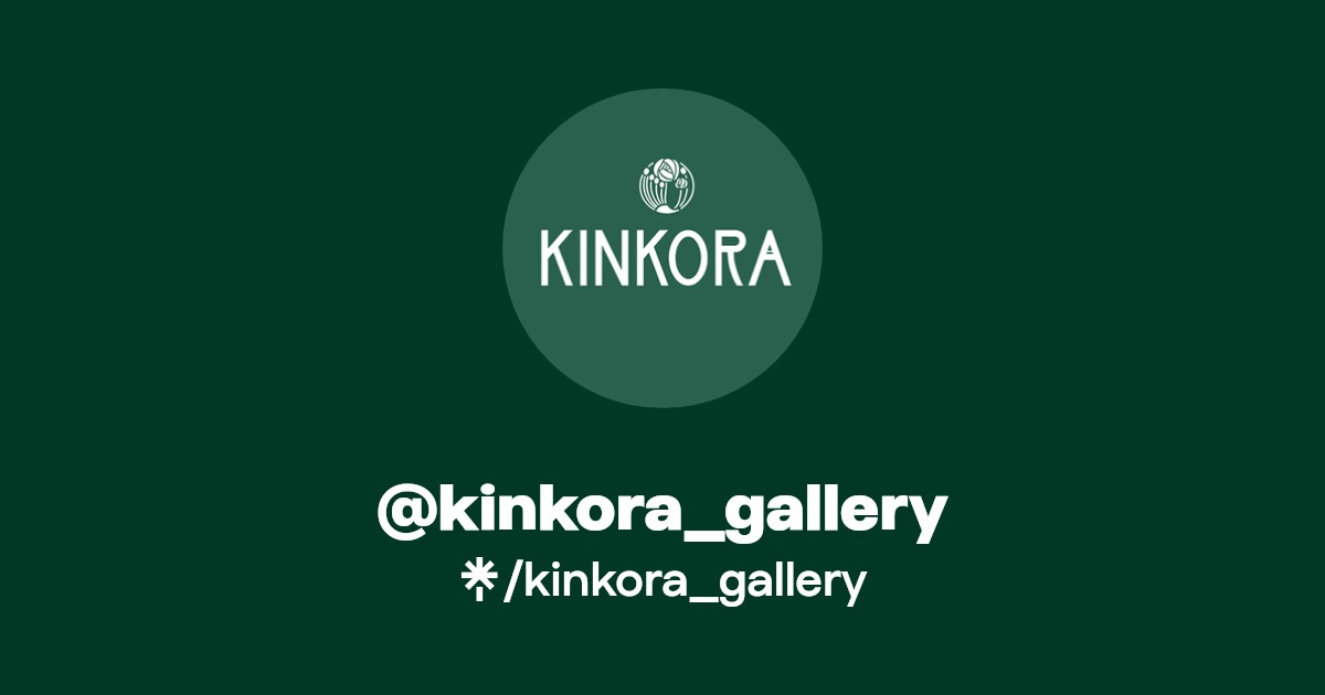 kinkora_gallery Instagram, Facebook Linktree