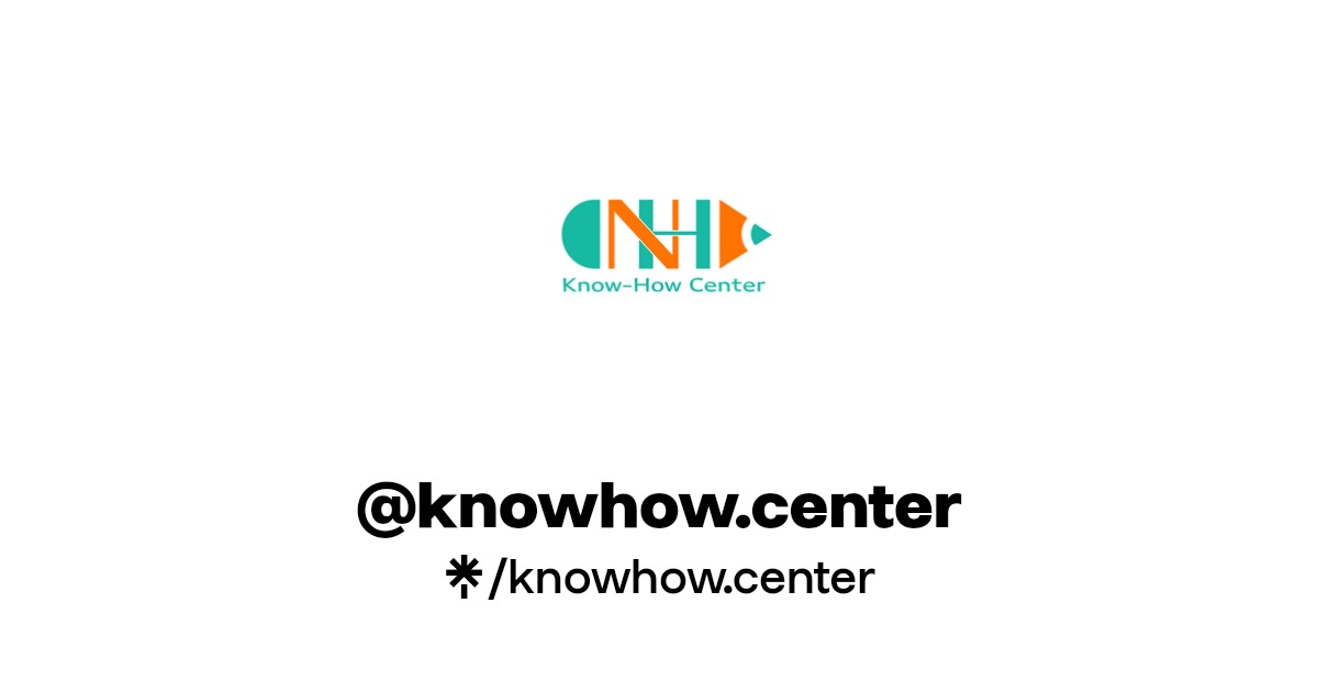 knowhow.center Instagram, Facebook Linktree