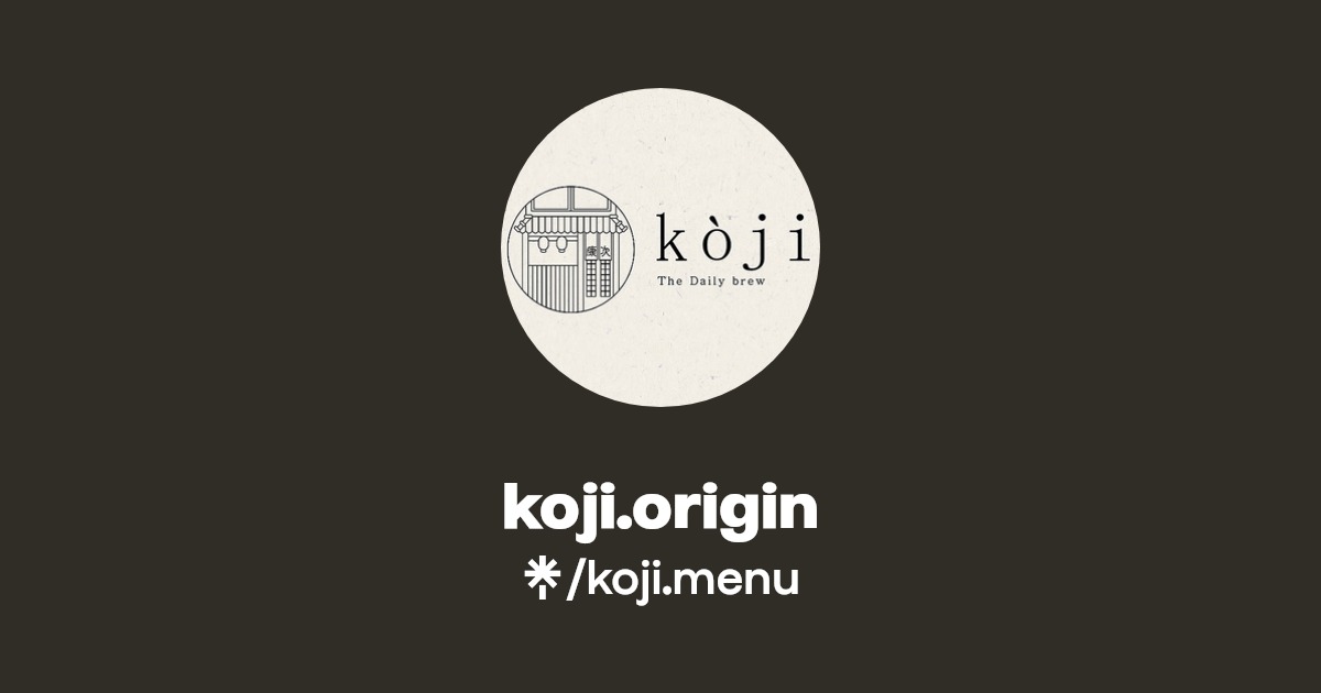 koji.origin Linktree