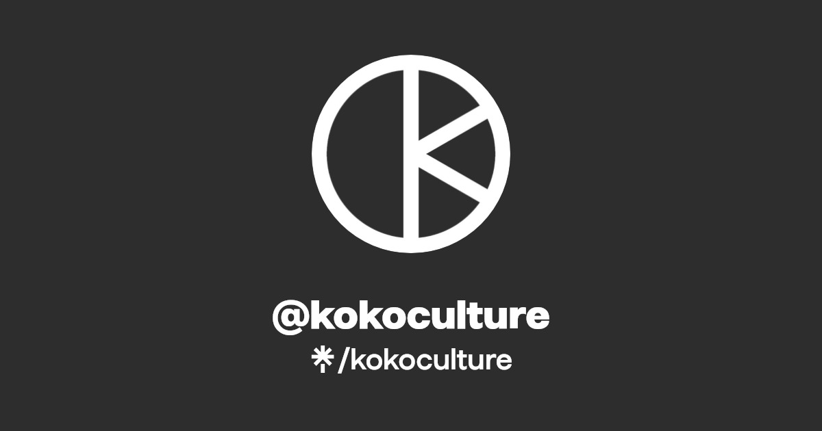 kokoculture Linktree