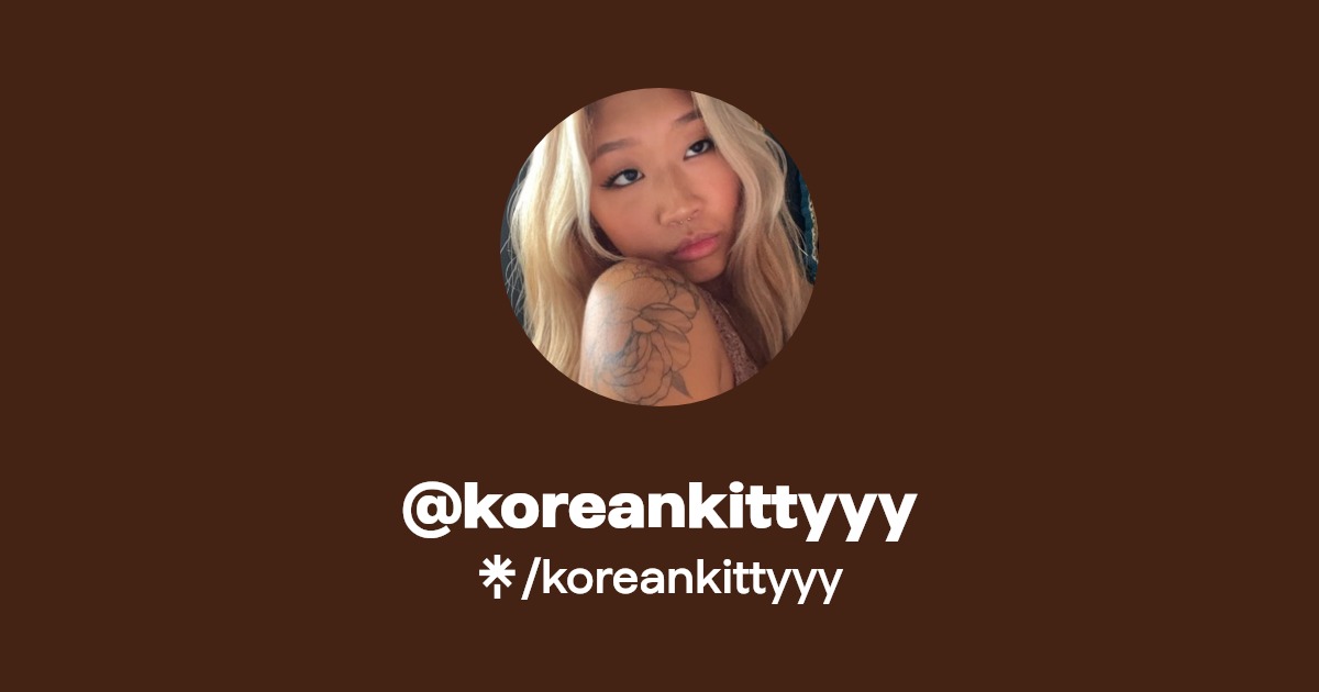 koreankittyyy - Find @koreankittyyy Onlyfans - Linktree