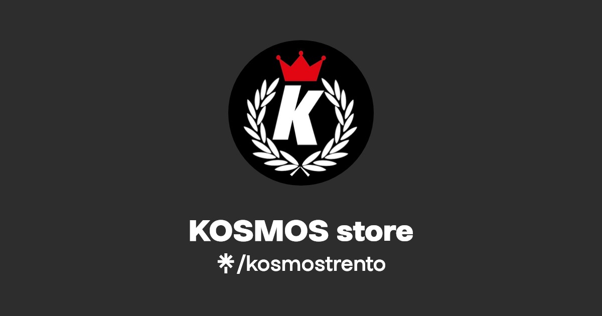 KOSMOS store Twitter, Instagram, Facebook, TikTok Linktree