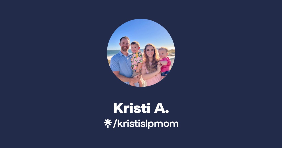 Kristi A. Instagram, TikTok Linktree