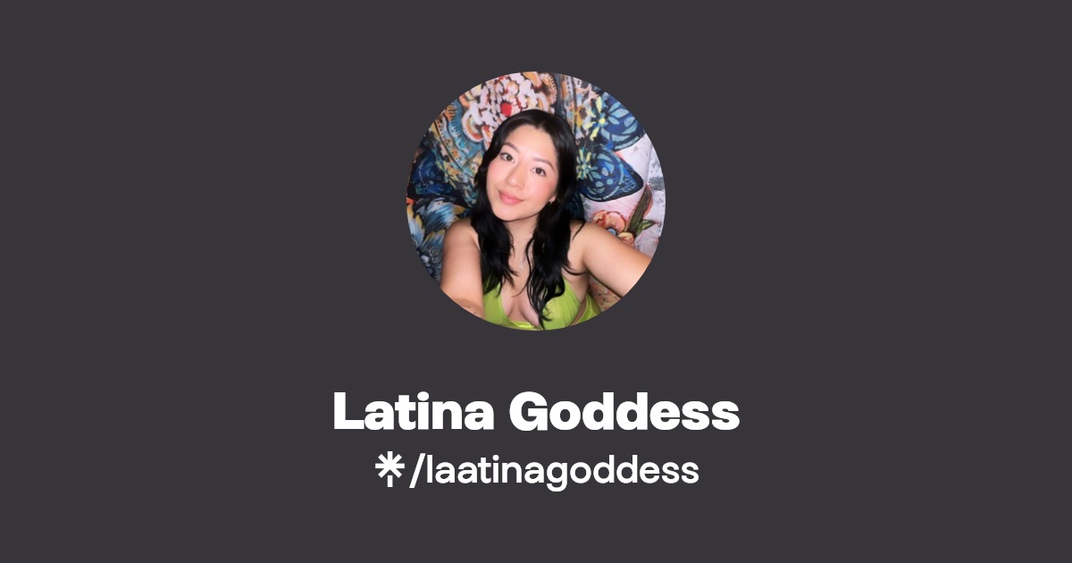 Latina Goddess - Find Latina Goddess Onlyfans - Linktree