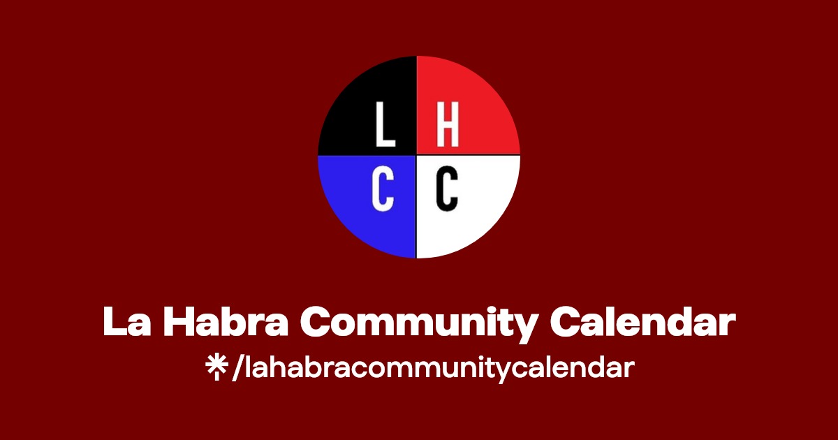 La Habra Community Calendar Facebook Linktree
