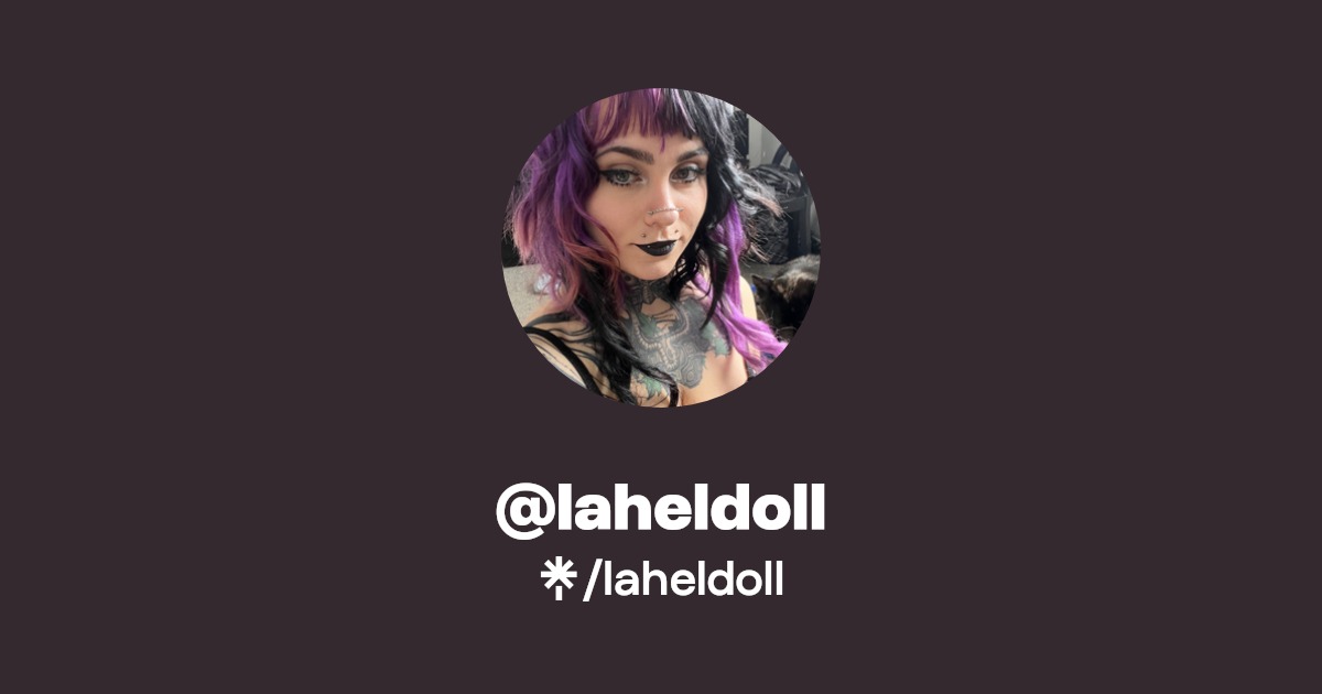 laheldoll - Find @laheldoll Onlyfans - Linktree