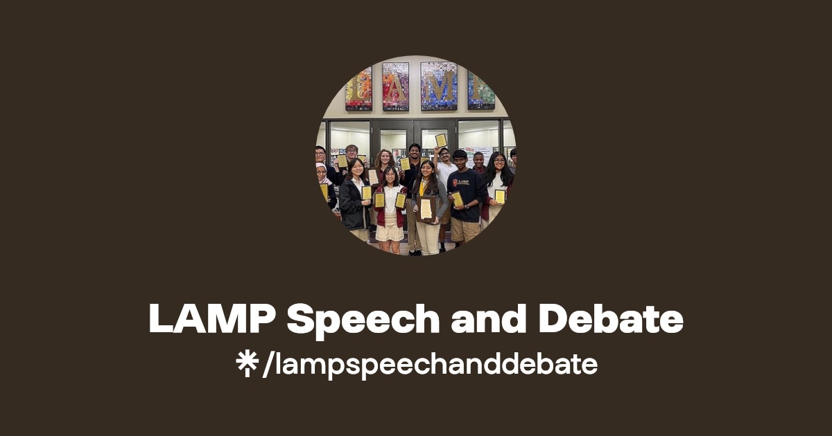 LAMP Speech and Debate Linktree