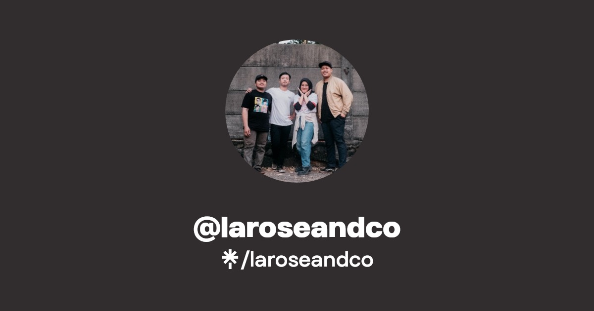 laroseandco Listen on YouTube, Spotify Linktree