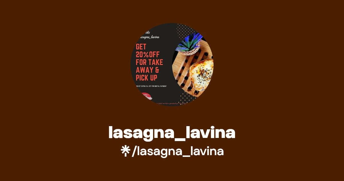 lasagna_lavina Instagram Linktree