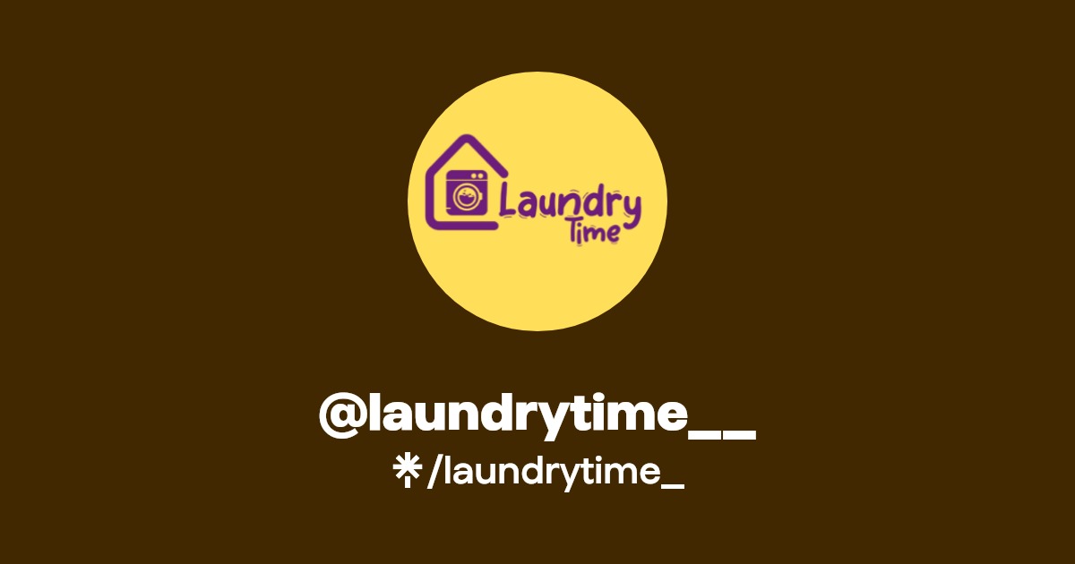 laundrytime__ Instagram Linktree