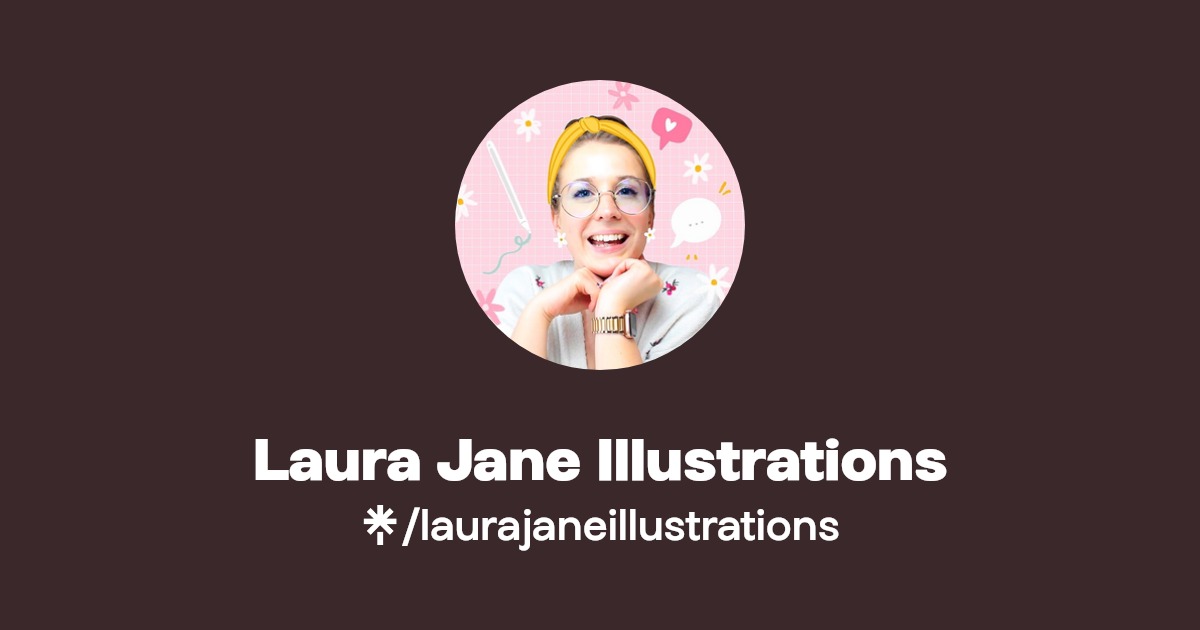 Laura Jane Illustrations Instagram, TikTok Linktree