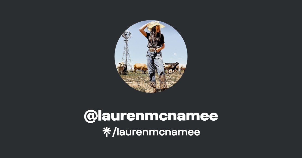 laurenmcnamee Twitter, Instagram, Facebook, TikTok Linktree