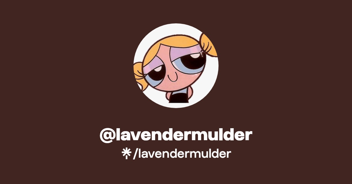 lavendermulder - Find @lavendermulder Onlyfans - Linktree