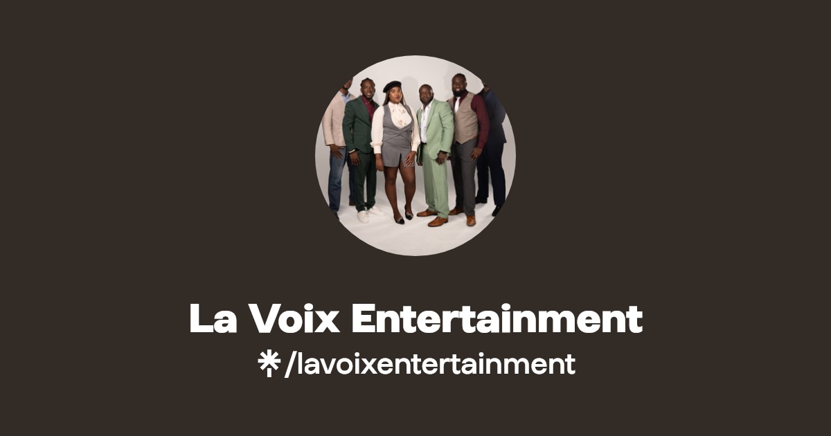 La Voix Entertainment Instagram, Facebook Linktree