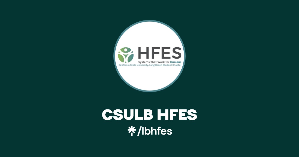 CSULB HFES Instagram Linktree