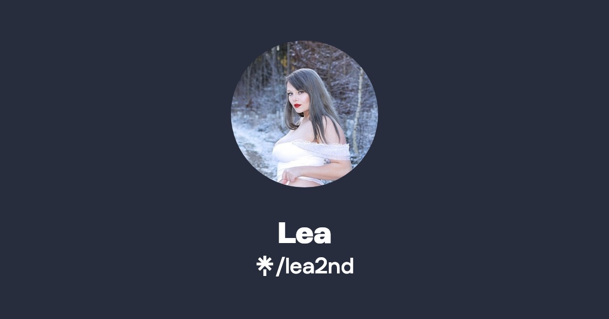 Lea - Find Lea Onlyfans - Linktree