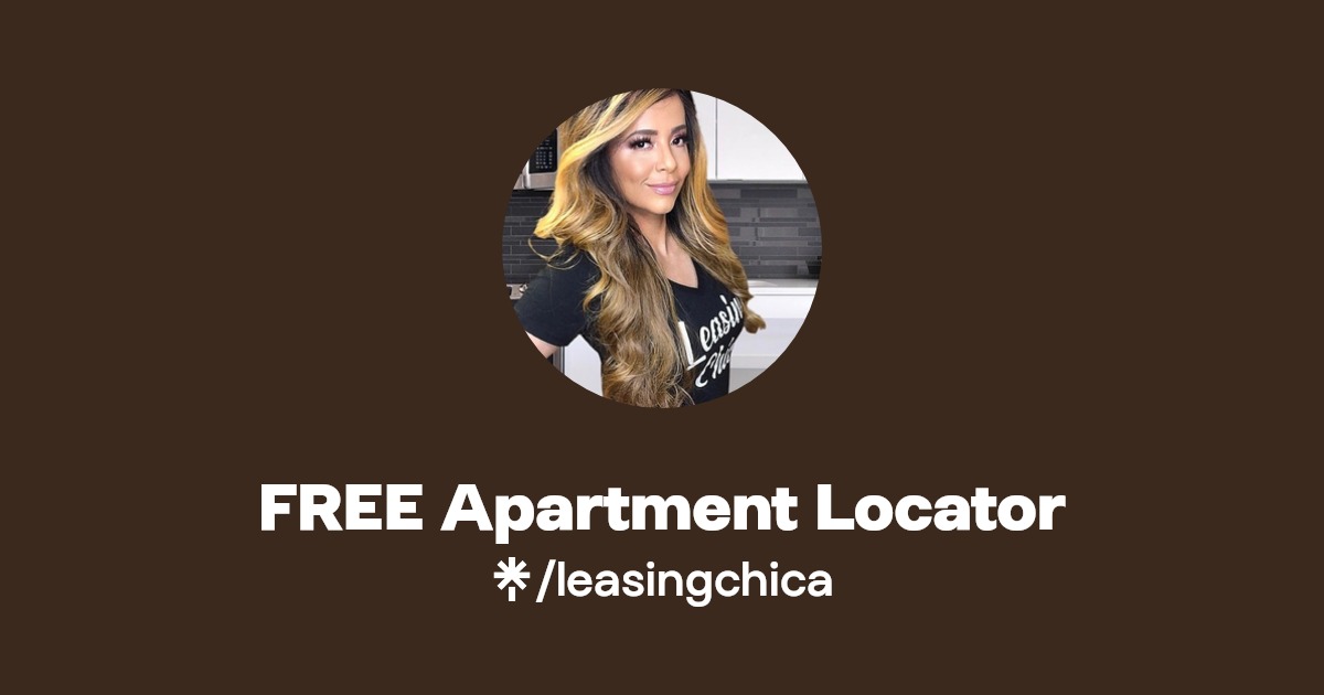 FREE Apartment Locator Facebook, TikTok Linktree