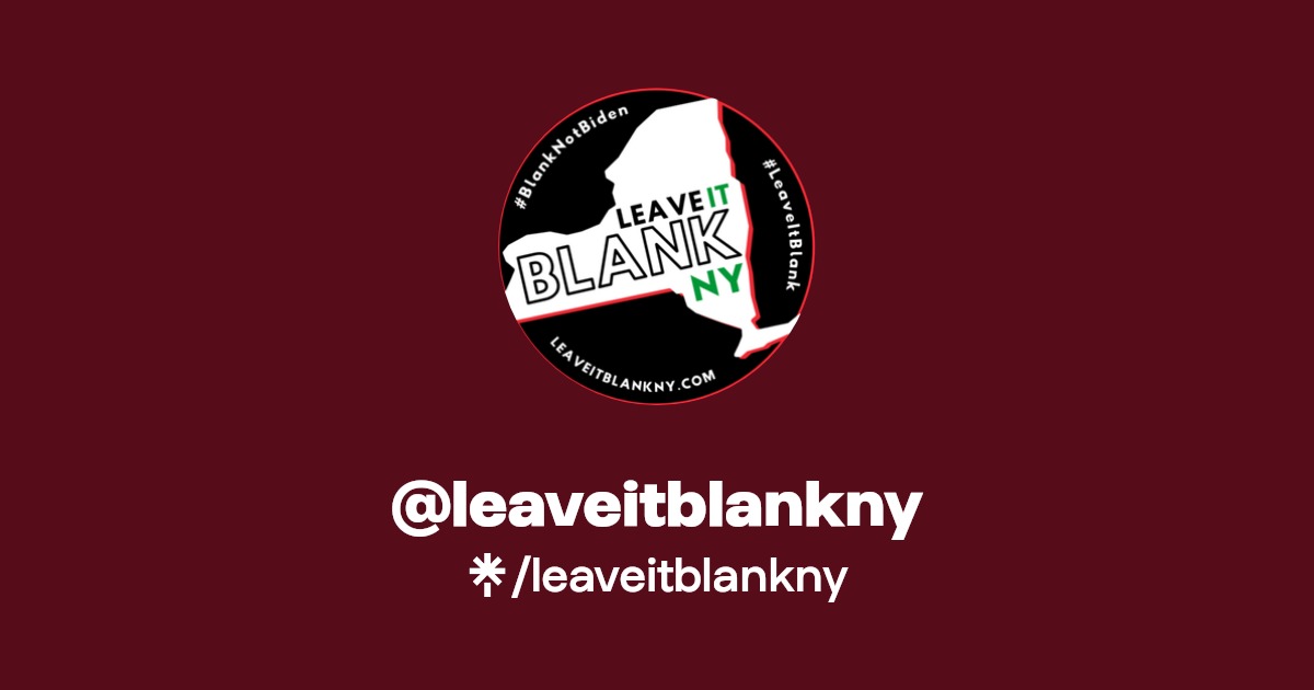 leaveitblankny Linktree